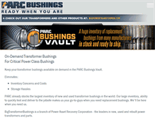 Tablet Screenshot of bigtransformerbushings.com